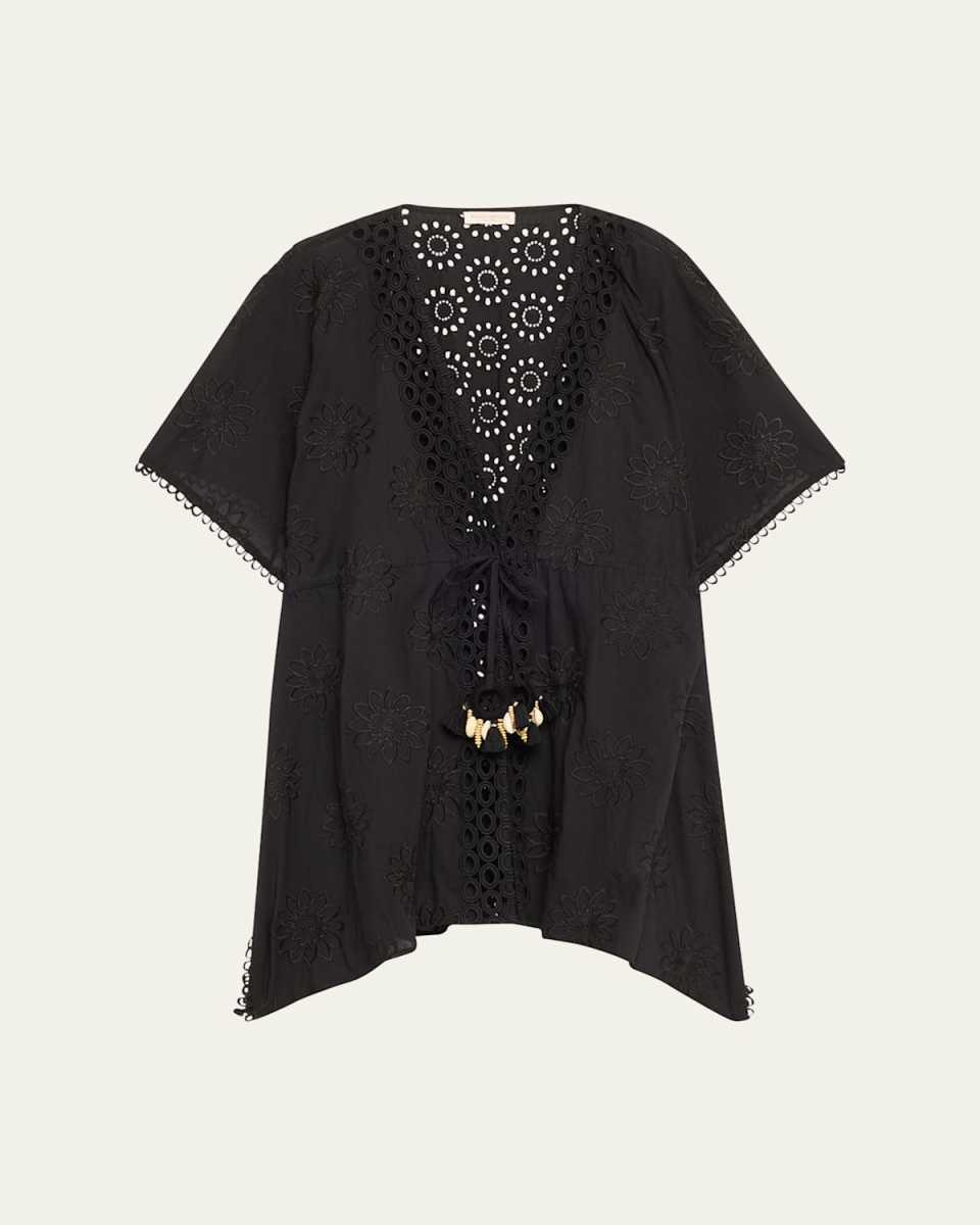 Rogelia Eyelet-Embroidered Coverup